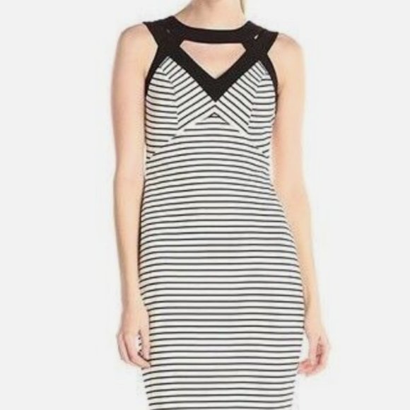 Sangria Striped Dress - Picture 1 of 6